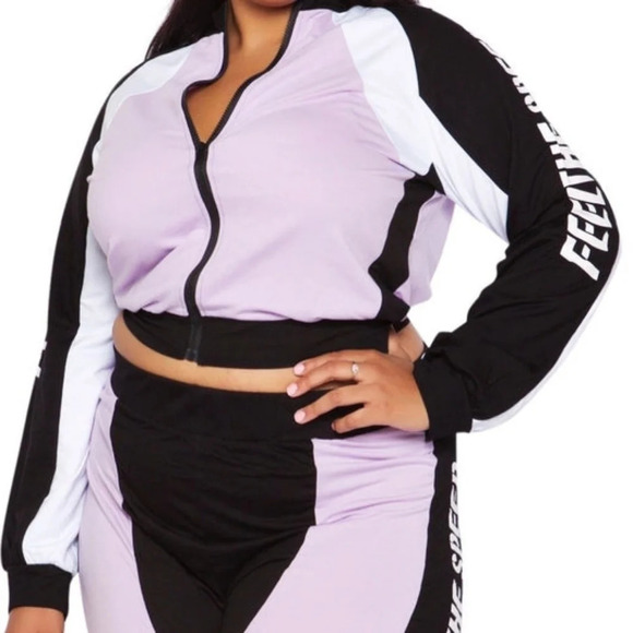 Feel the Speed Mini Jacket PLUS SIZE - Lavender (Size 2XL) - Picture 3 of 9